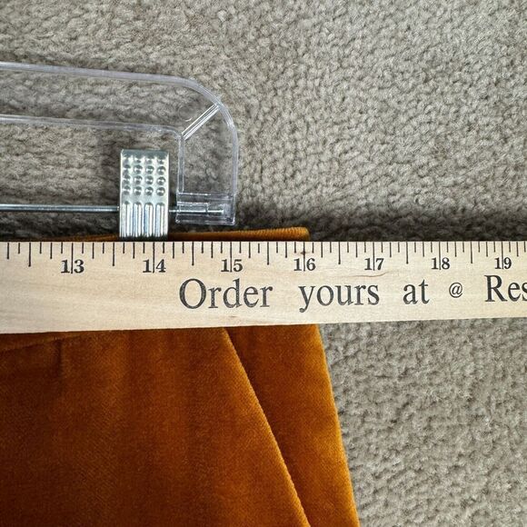 Equipment Burcet Pants Womens Size‎ 6 Sugar Almond Velvet Skinny Ankle Trouser - Picture 5 of 12